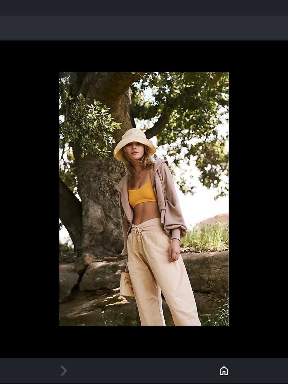 FP Movement by Free People Taupe Cropped Zip Low Key Jacket - Picture 2 of 6